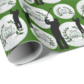 最高のパパフォエバーゴルフボール ラッピングペーパー (ロールコーナー)