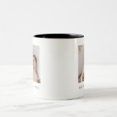 最高のパパフルフォトパーソナライズされた ツートーンマグカップ (中央)