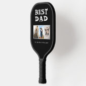 最高のパパブラックカスタム3 Photo Collage ピックルボールラケット (左)