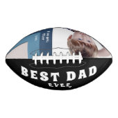 最高のパパブルーファミリー写真父の日 アメリカンフットボール (正面)