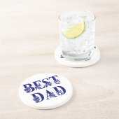 最高のパパブルーフラッグTexコースター コースター (側面)