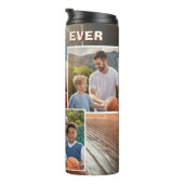 最高のパパボール3フォトコラージュ父 タンブラー (回転右)