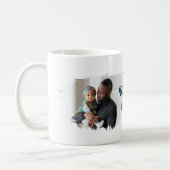 最高のパパマグ父の日の贈り物と写真 コーヒーマグカップ (左)