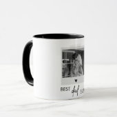 最高のパパミニマル写真 | カスタマイズ マグカップ (正面左)