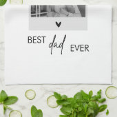 最高のパパミニマル写真 キッチンタオル (折り畳み)