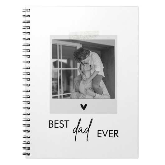 最高のパパミニマル写真 ノートブック (正面)