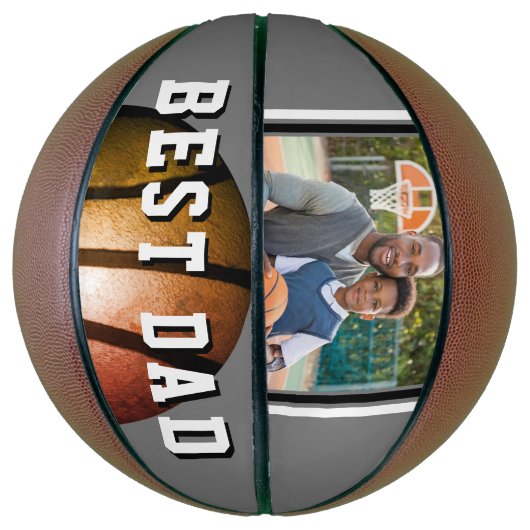 最高のパパメタリックオレンジの父の写真 バスケットボール (縦)