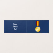 最高のパパメダルのブローチ父の日 (外部フラット)