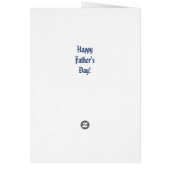 最高のパパメダルのブローチ父の日 (裏面)