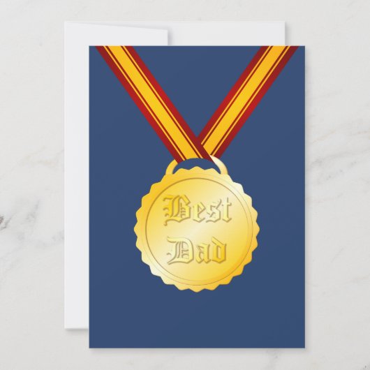 最高のパパメダル父の日 (正面)