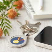 最高のパパメダル父の日 キーホルダー (側面)