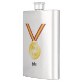 最高のパパメダル父の日 フラスク (左)