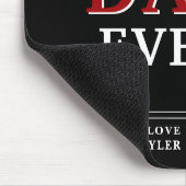 最高のパパモダンタイポグラフィ父の日 マウスパッド (コーナー)