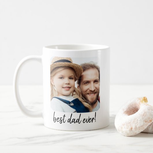 最高のパパモダン写真 コーヒーマグカップ (ドーナツ)