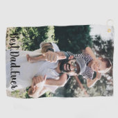 最高のパパモダン写真 ゴルフタオル (横)