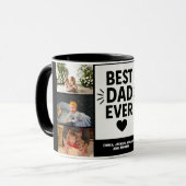 最高のパパモダン6枚のコラージュ マグカップ (正面左)