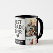 最高のパパモダン6枚のコラージュ マグカップ (正面右)