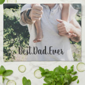 最高のパパモダンEver Photo Collage キッチンタオル (折り畳み)