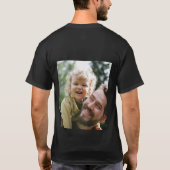 最高のパパモダンEver Photo Collage Tシャツ (裏面)