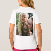 最高のパパモダンEver Photo Collage Tシャツ (裏面)