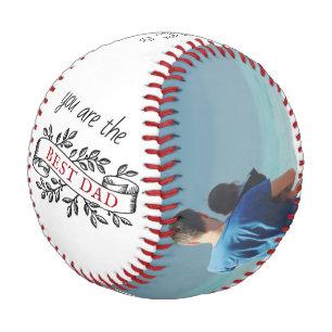 最高のパパリボン父の日フォトコラージュ 野球ボール