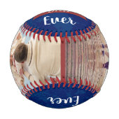 最高のパパルーの写真カスタム写真 野球ボール (正面)