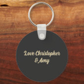 最高のパパレトロ キーホルダー (裏面)