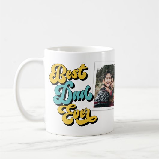 最高のパパレトロ |写真2 |父の日 コーヒーマグカップ (左)