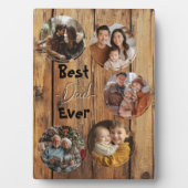 最高のパパヴィンテージ フォトプラーク (正面)