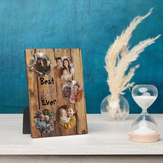 最高のパパヴィンテージ フォトプラーク (側面)