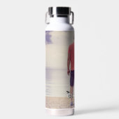 最高のパパータイポグラフィ父完全写真 ウォーターボトル (正面)