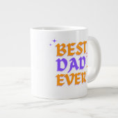 最高のパパー常に – 父の日マグカップデザイン ジャンボコーヒーマグカップ (正面右)
