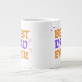 最高のパパー常に – 父の日マグカップデザイン ジャンボコーヒーマグカップ