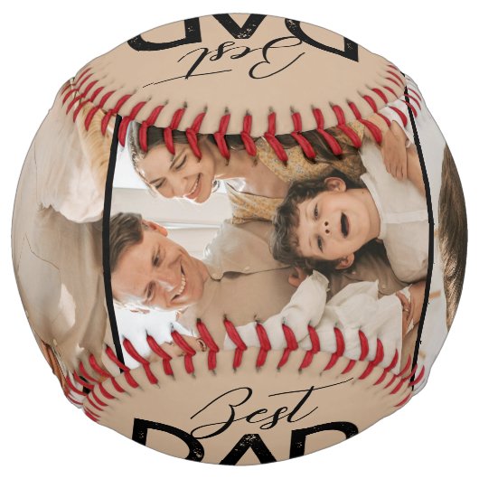 最高のパパー父の日のトレンディーギフト個人 ソフトボール (裏面)