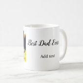 最高のパパー父の日の娘パパパパp コーヒーマグカップ (正面右)