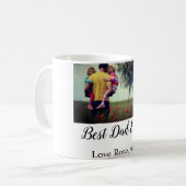 最高のパパー父の日の娘パパパパp コーヒーマグカップ (正面左)