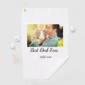 最高のパパー父の日の娘パパパパp ゴルフタオル (インサイチュ)