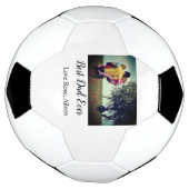 最高のパパー父の日の娘パパパパp サッカーボール (回転)