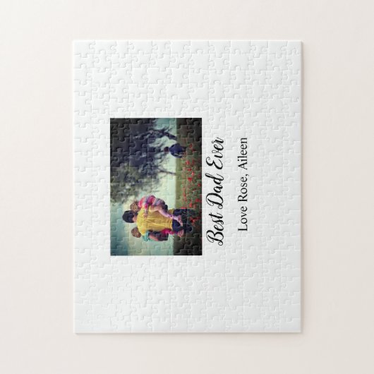 最高のパパー父の日の娘パパパパp ジグソーパズル (縦)