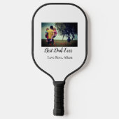 最高のパパー父の日の娘パパパパp ピックルボールラケット (裏面)