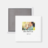 最高のパパー父の日の娘パパパパp マグネット (正面/裏面)