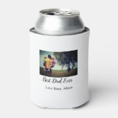 最高のパパー父の日の娘パパパパp 缶クーラー (缶正面)