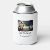 最高のパパー父の日の娘パパパパp 缶クーラー (缶裏面)