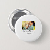 最高のパパー父の日の娘パパパパp 缶バッジ (正面&裏面)