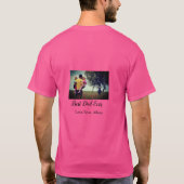 最高のパパー父の日の娘パパパパp tシャツ (裏面)