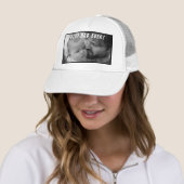 最高のパパ写真カスタム父親の日ギフトトラック キャップ (インサイチュ)