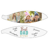 最高のパパ写真カスタム署名済 バスケットボール (パネル)