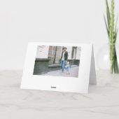 最高のパパ写真シンプルコラージュ父の日 カード (裏面)