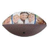 最高のパパ写真パーソナライズされた青 アメリカンフットボール (回転270)