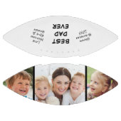 最高のパパ写真パーソナライズされた アメリカンフットボール (パネル)